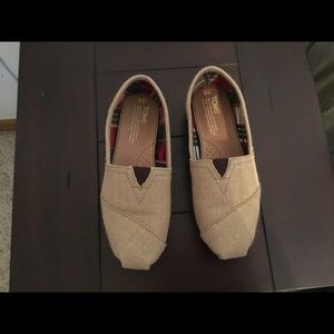 Tom’s POP Brown and Tan Herringbone